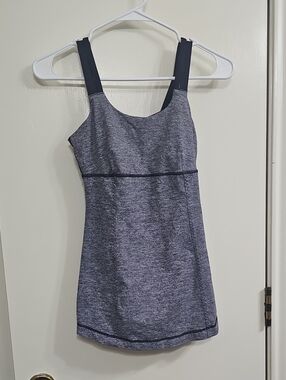 lululemon athletica Heather Gray Tank Top